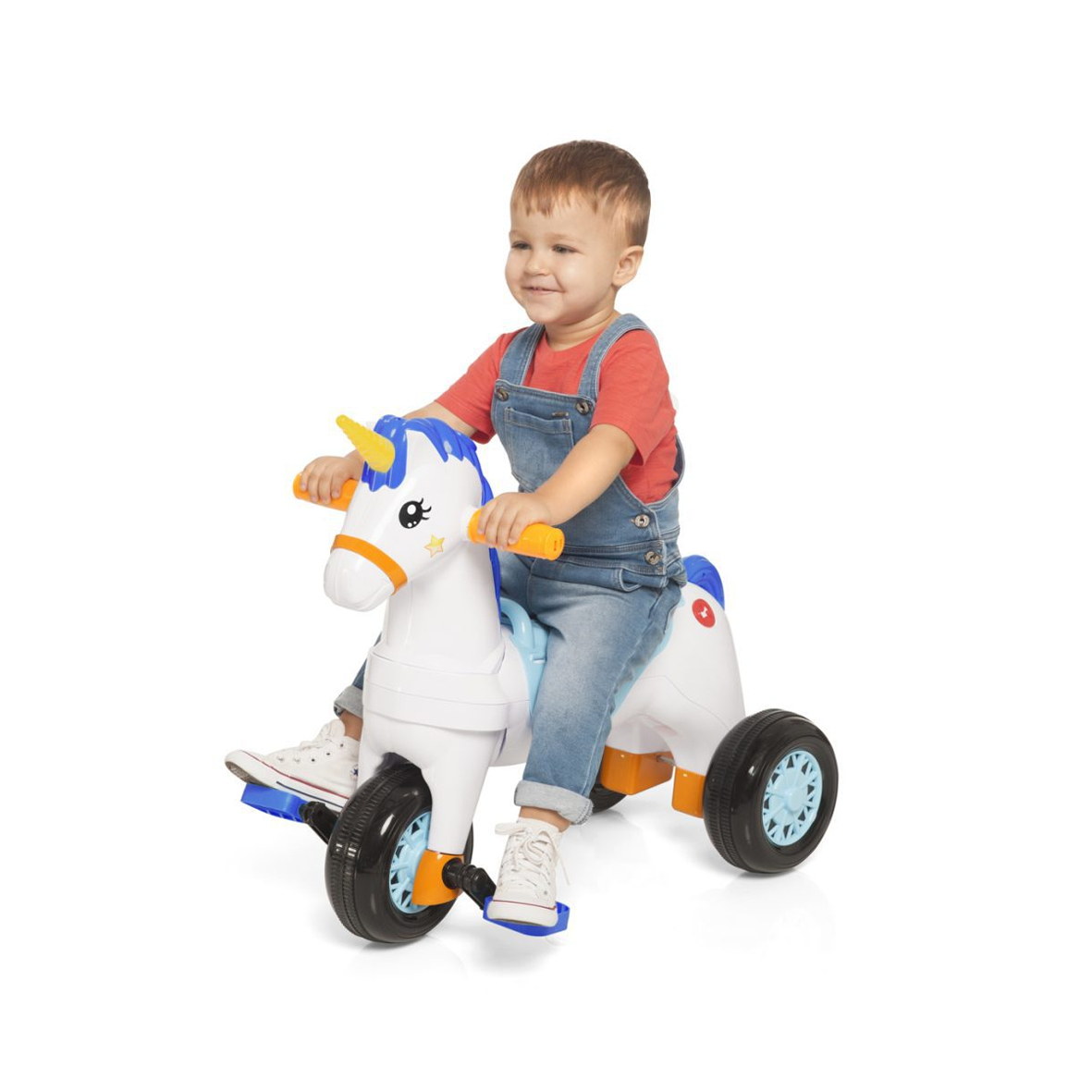 TRICICLO CALESITA UNICORNIO AZUL 1002