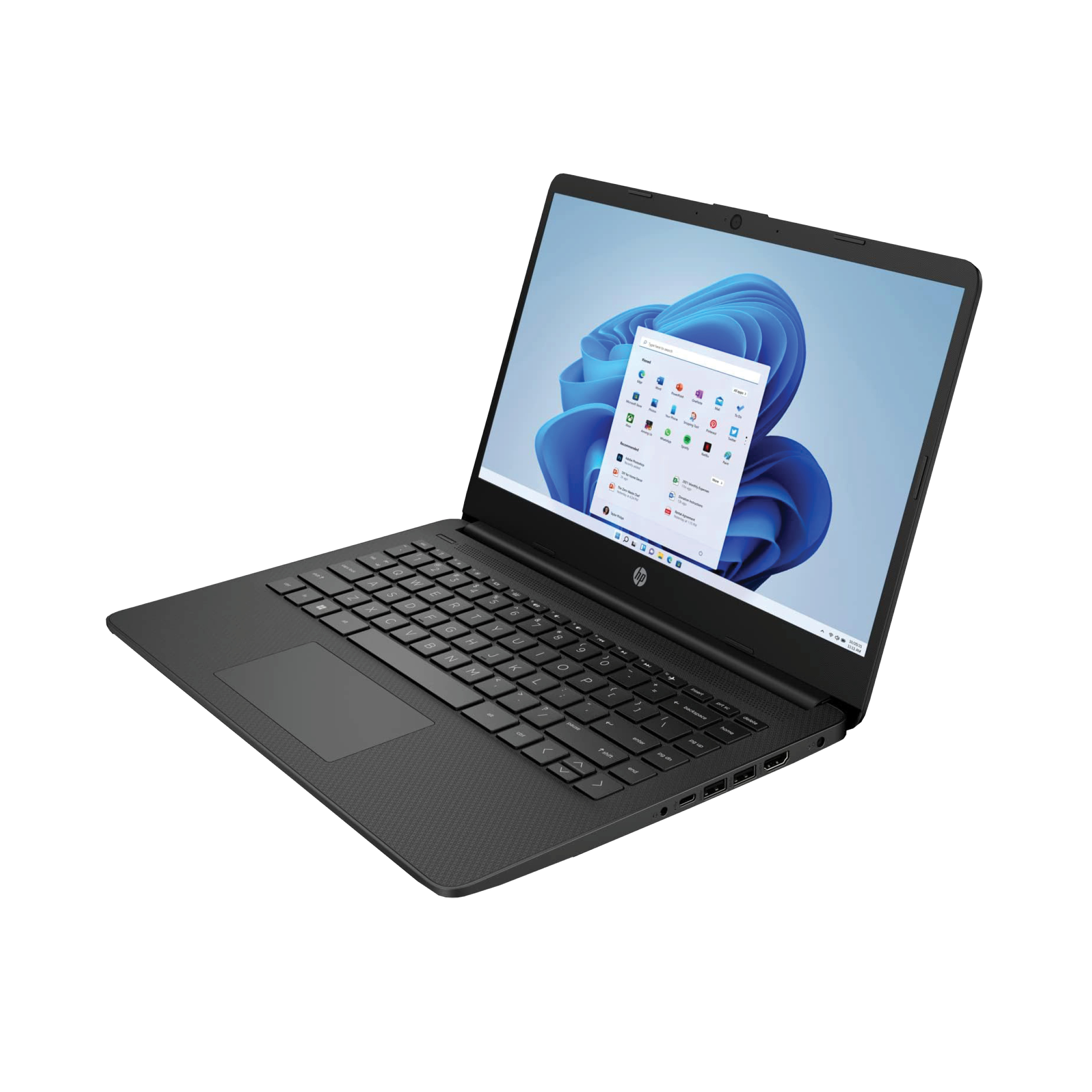 NOTEBOOK HP CEL 14-DQ0526LA 1.1/4/128/W11H/14" HD NEGRO