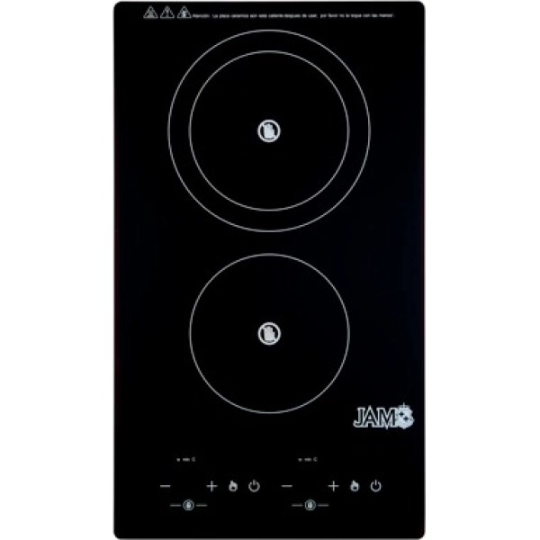 COCINA JAM 2H VITROCERAMICA MOD.400VC 2 QUEMADORES TACTIL PREMIUM
