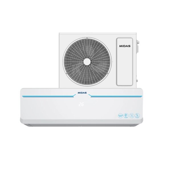 ACONDICIONADOR AIRE MIDAS 24000BTU CSU-24HH SPLIT