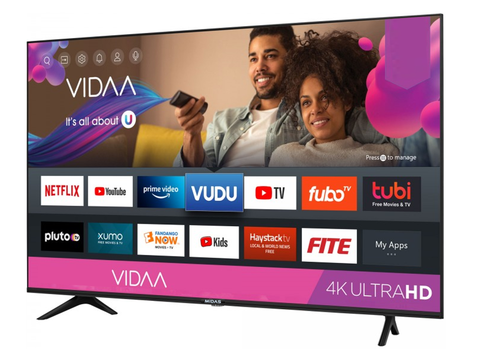 TELEVISOR MIDAS 55" MD-SMTV55A UHD SMART