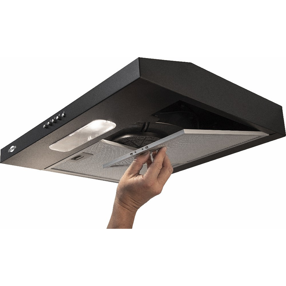 PURIFICADOR DE COCINA TOKYO 60CM SLIM NEGRO 105W